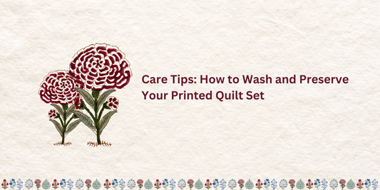 Care Tips: How to Wash and Preserve Your Printed Quilt Set