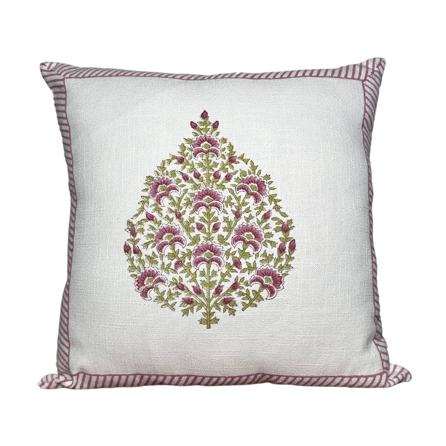 Jaipur Royal Boota Slub Cotton Cushion Cover