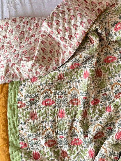 Rang Mahal Reversible Cotton Quilt