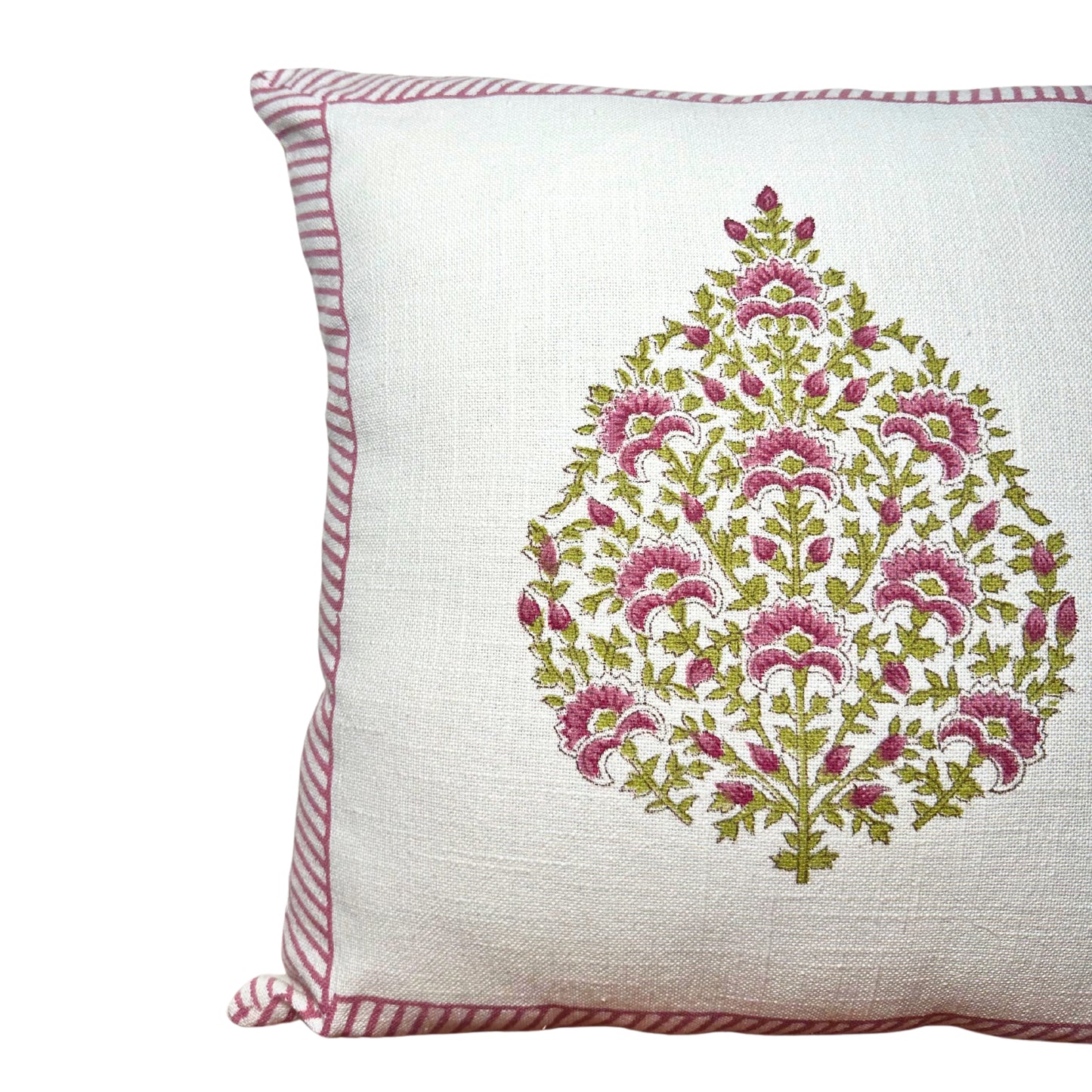 Jaipur Royal Boota Slub Cotton Cushion Cover