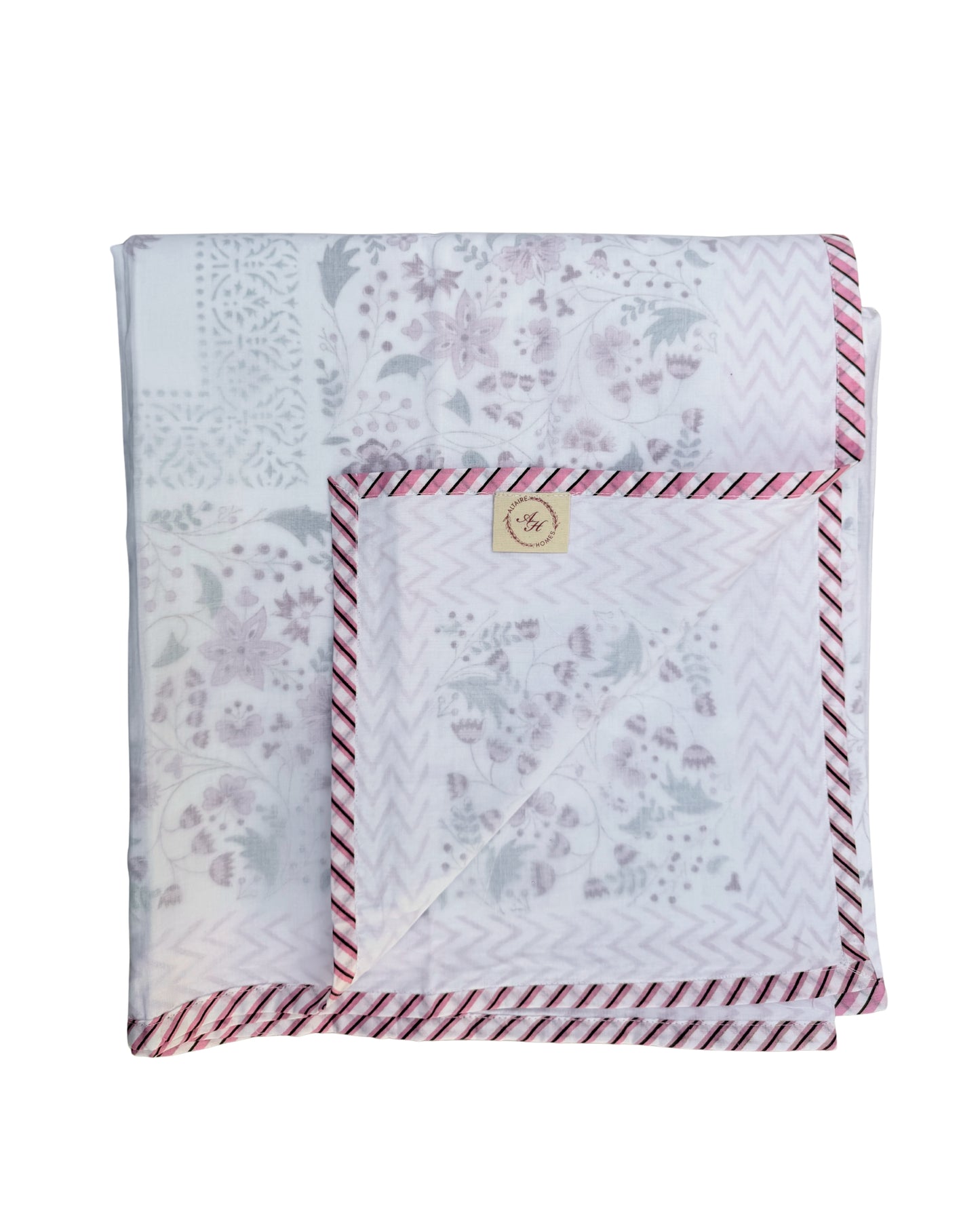 Lotus Bagh Block Print Dohar | Handcrafted Mulmul Dohar