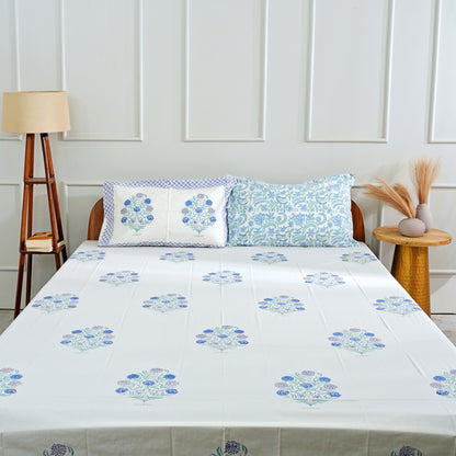 Royal Tuscany Block Print Bedsheet Set