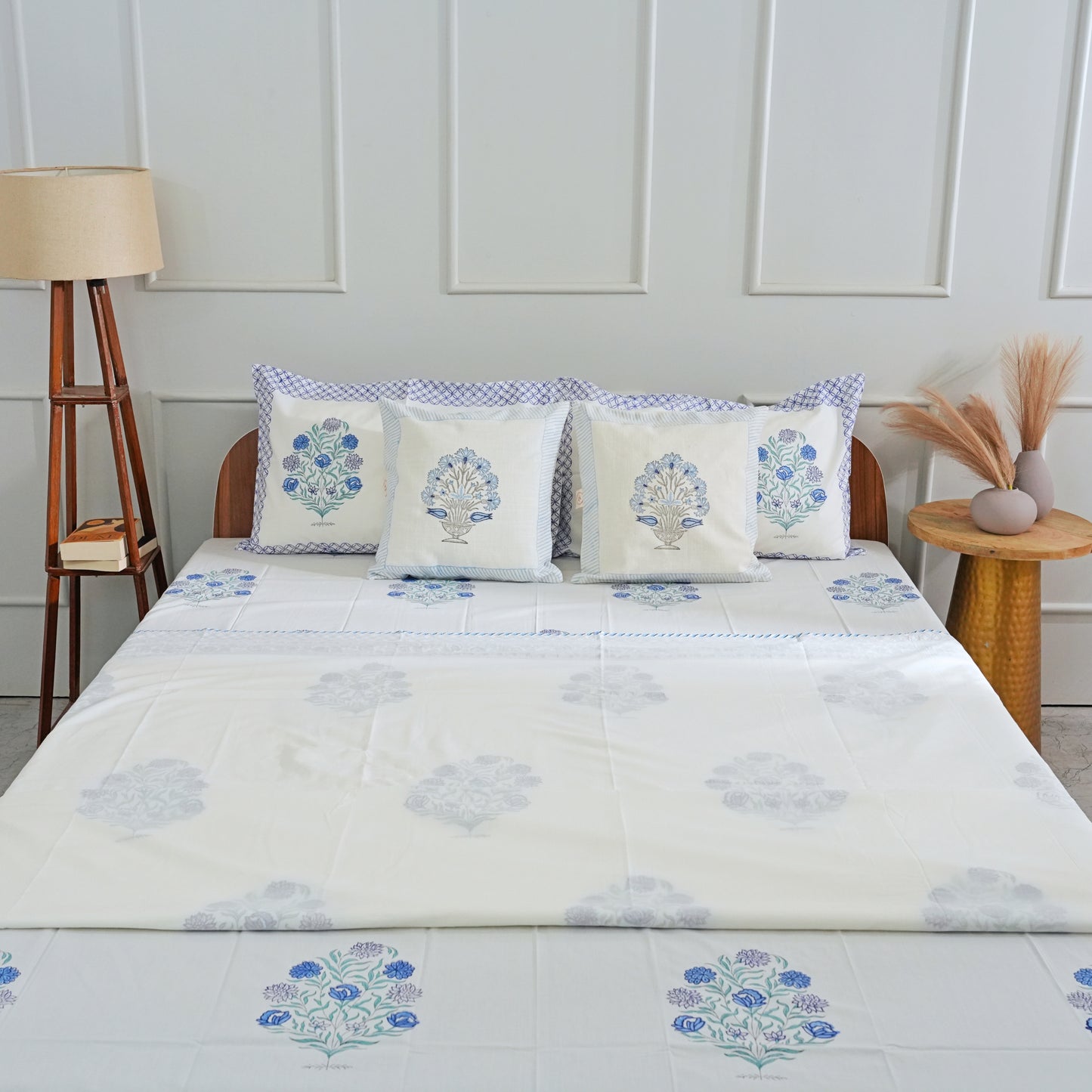 Royal Tuscany Block Print Bedsheet Set